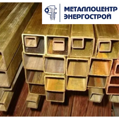 Латунная Профильная труба Л63 25x25x3